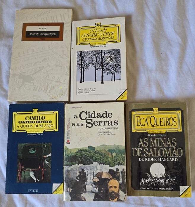 Conjunto de 5 clássicos da literatura portuguesa