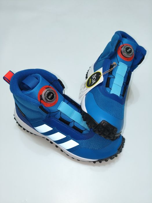 Дитячі сині хайтопи кросівки черевики Adidas 38