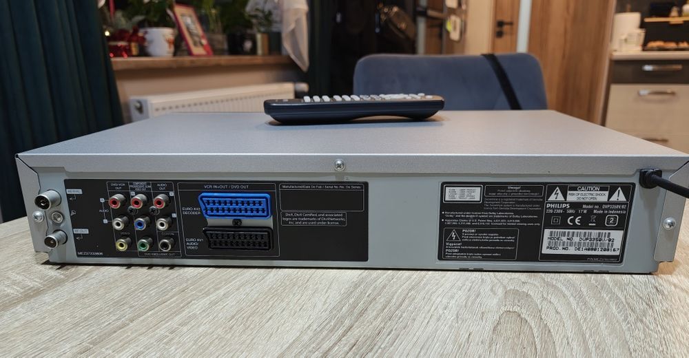 PHILIPS DVP3350V #Magnetowid VHS DVD #Combo #6 HD #Hi-Fi Stereo #Pilot