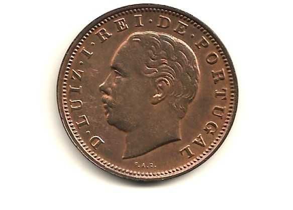 Belíssima Moeda XX reis - D. Luis