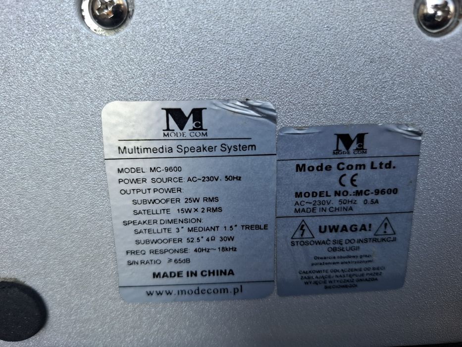 Subwoofer MC-9600