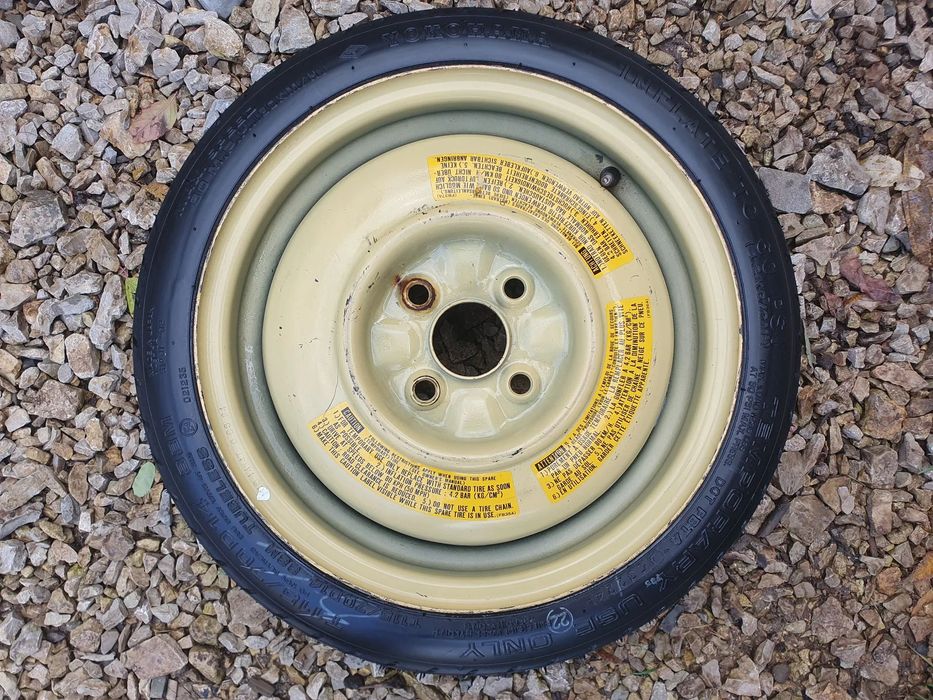 KOŁO ZAPASOWE DOJAZDOWE R14 4X100 HYUNDAI KIA TOYOTA MAZDA 115/70R14 POSIADAM 5 SZT