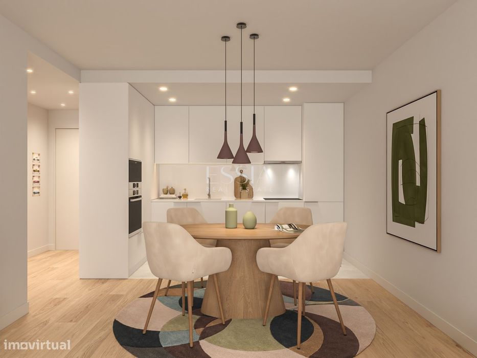 Apartamento T2 com varanda no Antas Atrium