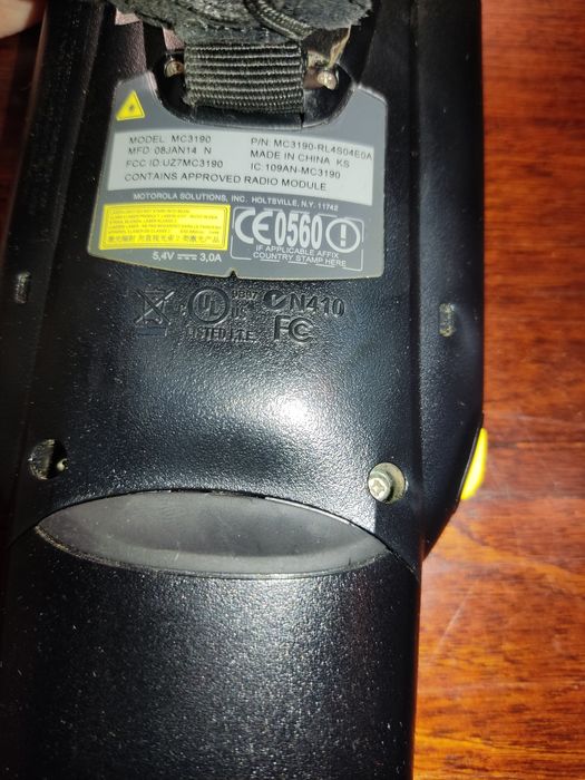 Термінал збору даних  Zebra (Motorola/Symbol)MC3190S+додаткові батареї