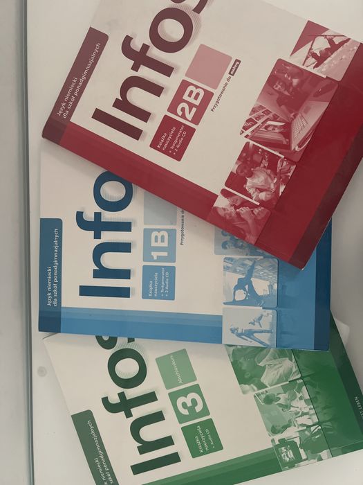 Infos 1B 2B 3 Ksiazki nauczyciela