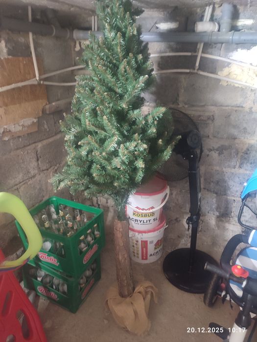 Choinka na pniu stuczna