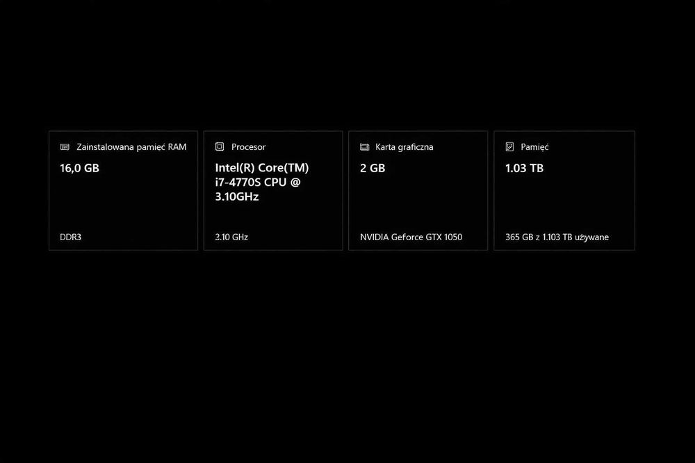 Komputer Dell Optiplex XE2 16 GB Ram GeForce 1050 2 GB i7 Polecam