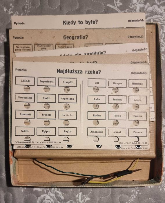 Gratka dla kolekcjonera. Stara gra "MÓZG ELEKTRONOWY"