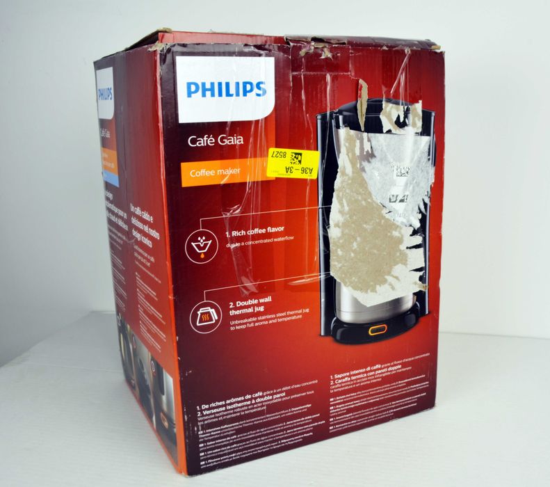 Philips Café Gaia Ekspres przelewowy do kawy,1,2 l Dzbanek termiczny