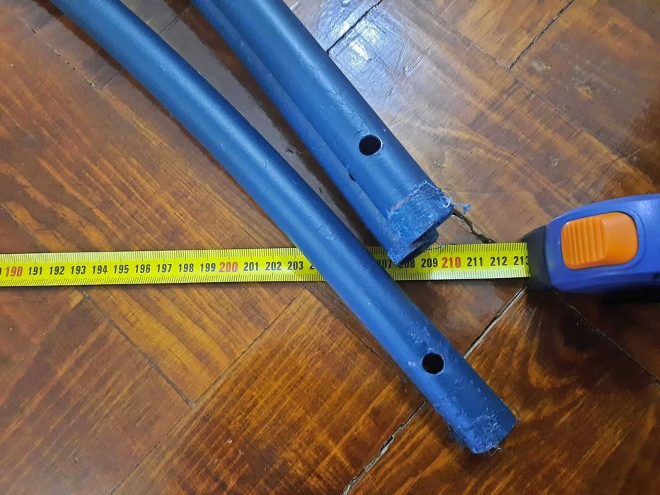 3 Barras de Ferro Semicirculares | Acima de 2 metros cada