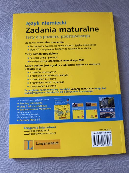 Zadania maturalne język niemiecki testy dla poziomu podstawowego