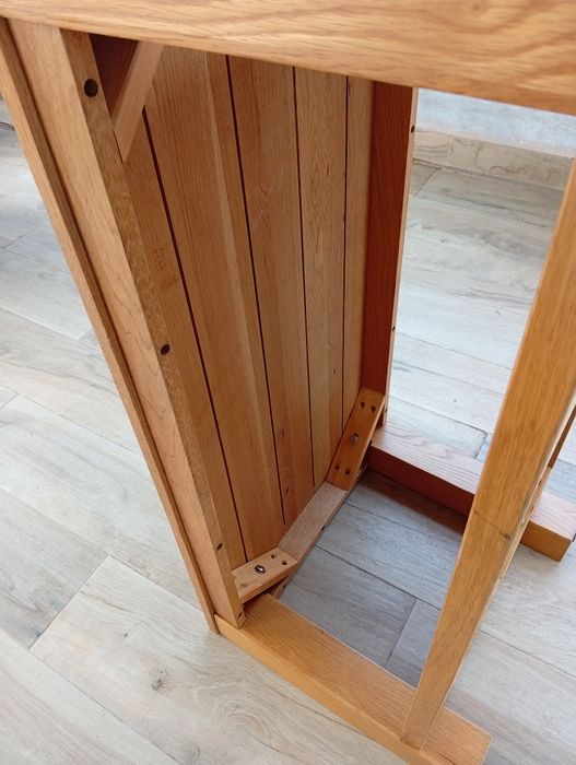 Mesa de centro em madeira de carvalho