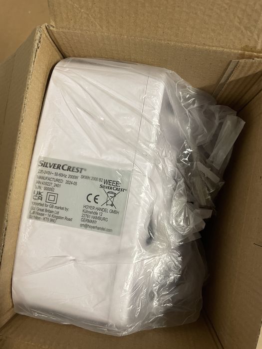 Настінний тепловентилятор  Дуйка Silver Crest