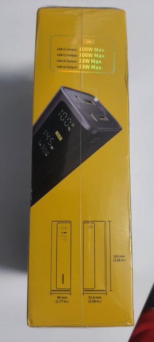 Павер банк power bank Baseus 145w 20800mAh