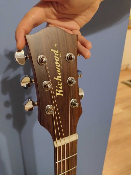 Gitara elektro-akustyczna Richwood Master series D-50-CE + pokrowiec ...
