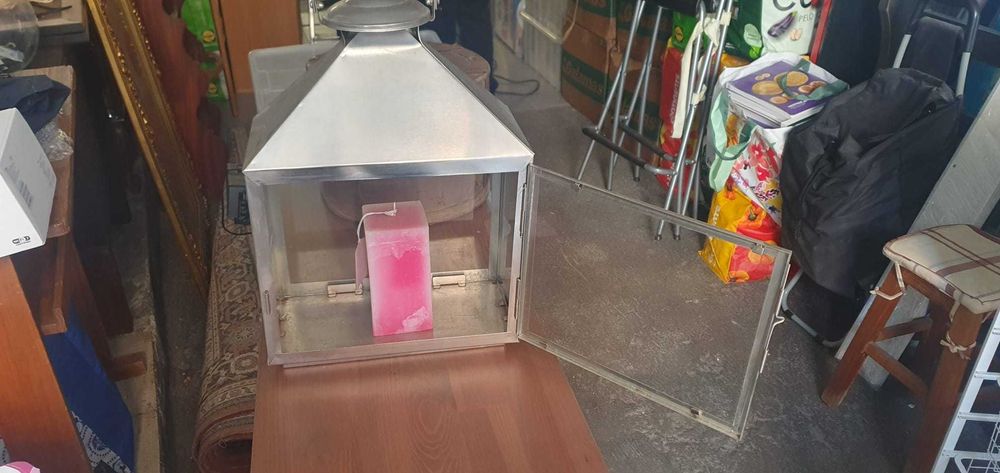 2 und. Lanterna decorativa em inox para jardim ou varanda - 2 Unidades
