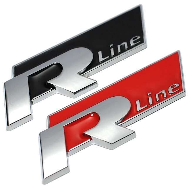 VW emblema RLine R line R