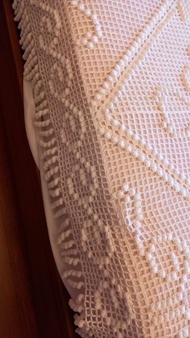 Colcha de renda cama casal ou solteiro