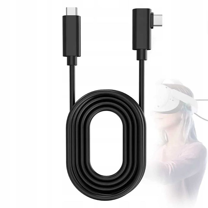 Кабель Oculus Link Type-C-Type-C, 5 м для Oculus Quest 1-3, Pico 4