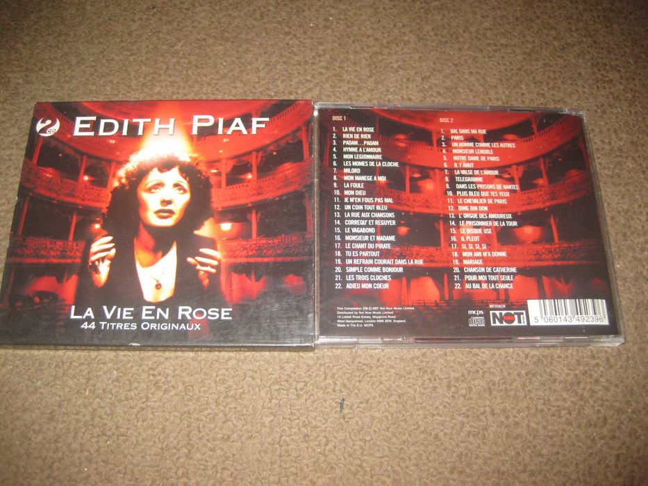 Edith Piaf Double CD "La Vie en Rose" Slidepack!64550367373955123