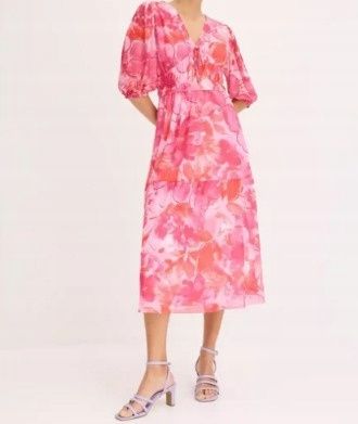 B.P.C sukienka siateczkowa midi wzory 44/46.