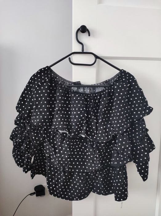 Bluzka hiszpanka w kropki