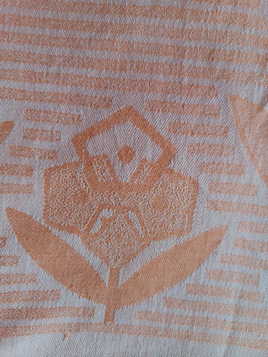 Скатерть льняная жаккардовая СССР