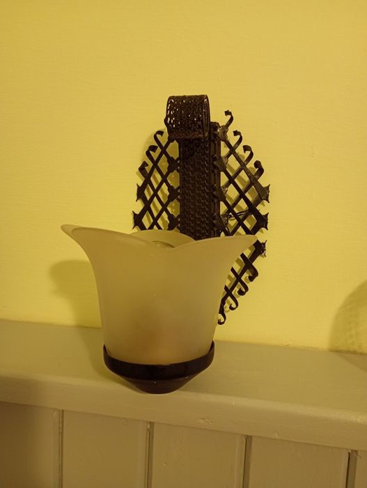 Kinkiet ścienny metalowy