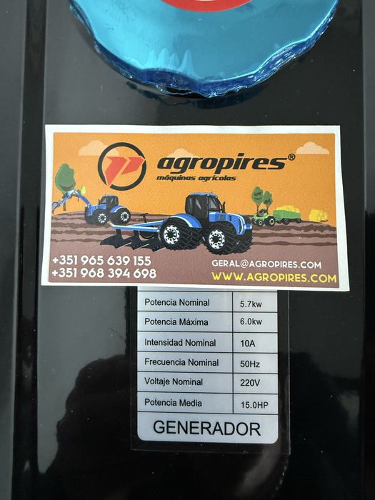 Gerador monofásico 6 Kva