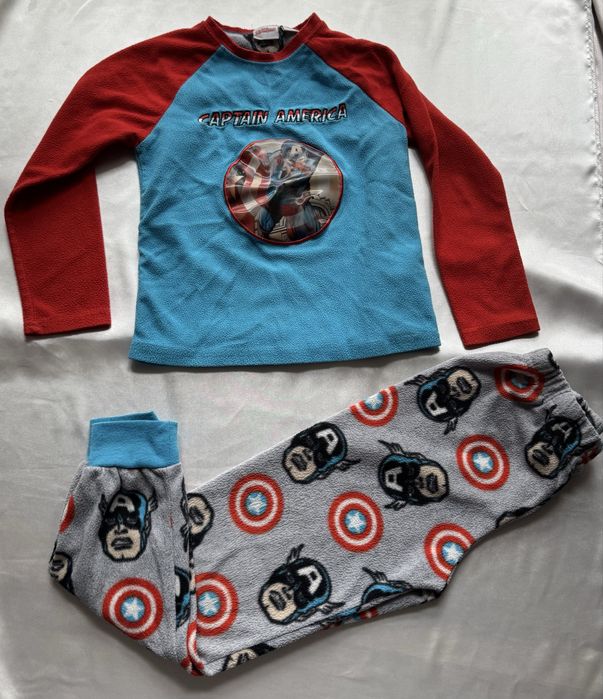 Marvel Avengers Captain America piżama dwuczęściowa 122 cm