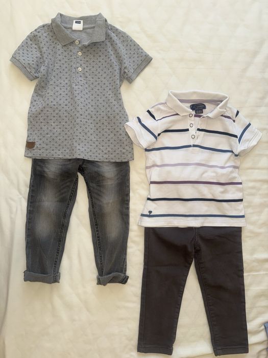 вещи в идеале  2-3г поло LC Waikiki  джинсы рубашка комплект костюм