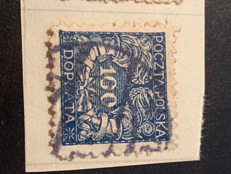 3 selos cobrança - Poczta Polska Doptata -  Polonia / Poland 1919