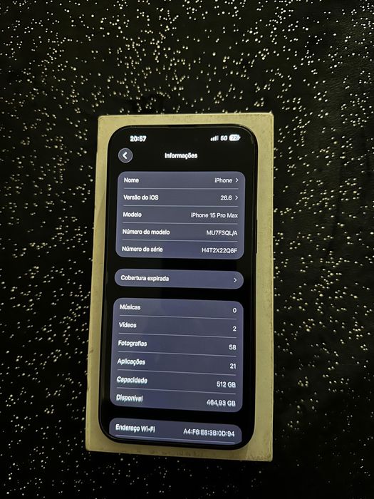 Iphone 15 pro max 512Gb