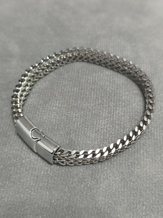 Pulseira Hip Hop Prateada