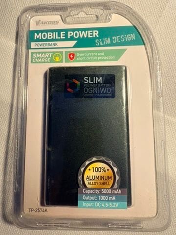 Powerbank Vakoss Slim 5000mAh Nowy