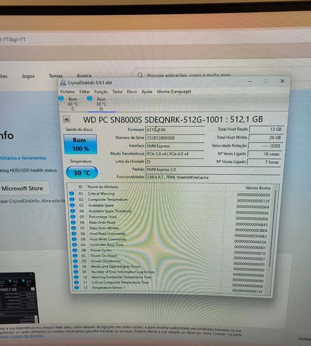 Ssd m2 500gb marca wd