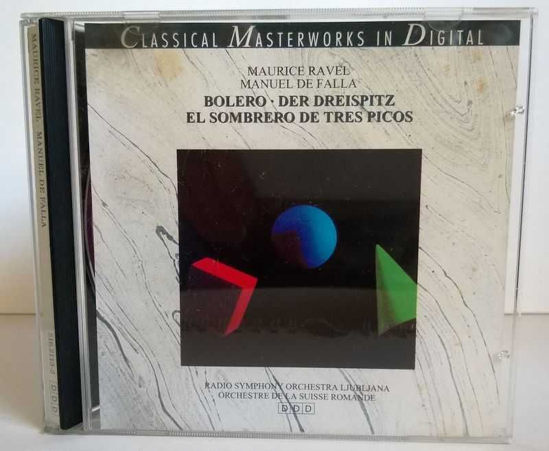 CD Maurice Ravel Bolero De Falla El Sombrero de Tres NOWA