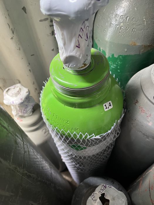 Tlen argon argonmix azot pełna z legalizacją ważną