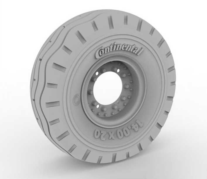 1:35 HD Models 35057 Scammell Pioneer tires civil pattern