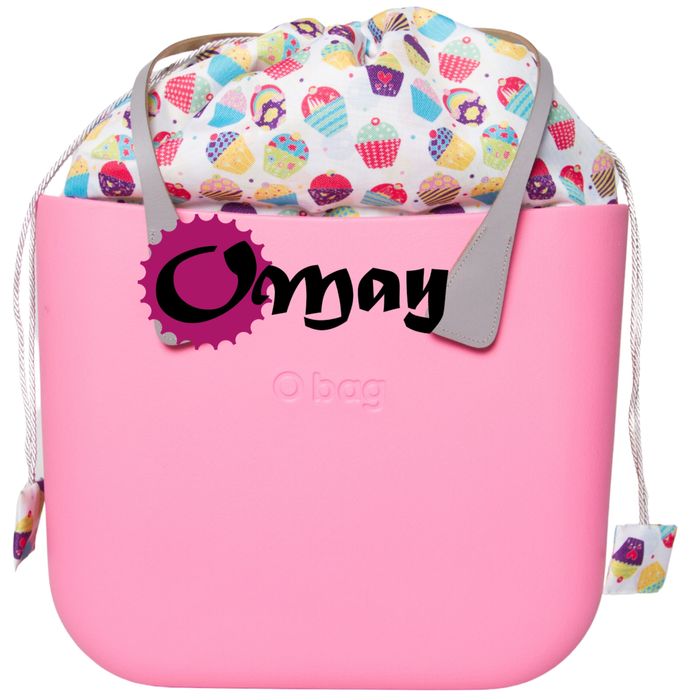 organizer do OBAG MINI worek babeczki muffinki GREY komin OMAY