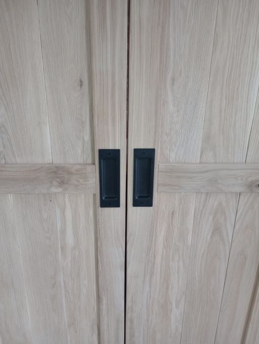 Drzwi dębowe, przesuwne