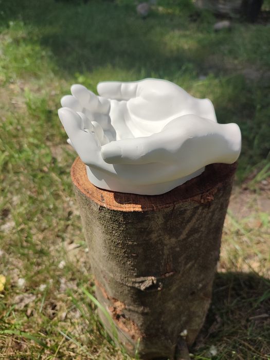 Misa dłonie ceramika DIY