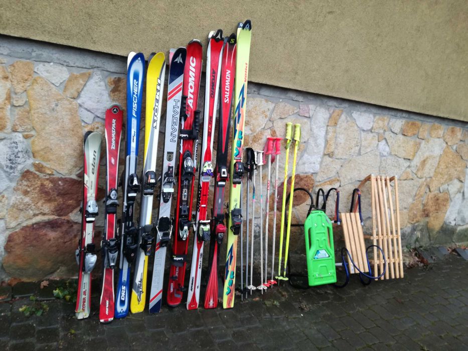 narty różne długości TANIO