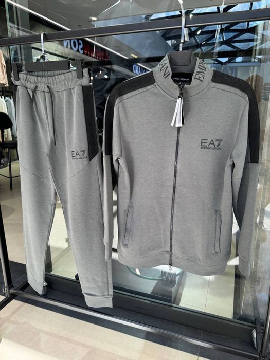 HUGO BOSS мужской спортивный костюм брендовый бордовый с лампасами