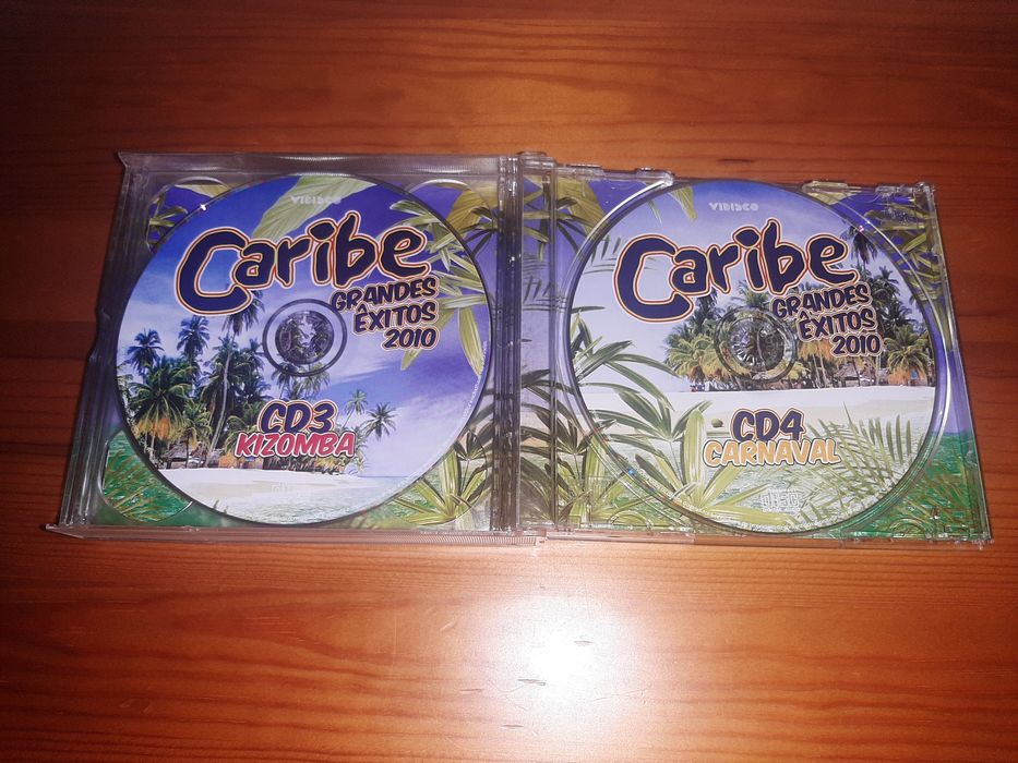 CD Caribe Grandes Êxitos 2010 - 4 CD's