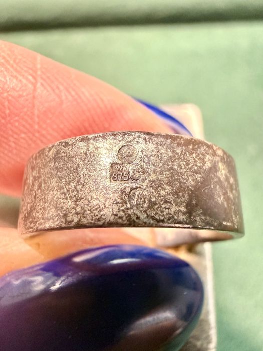 Pierścionek | Bursztyn | Srebro 925 | Stan dobry | Biżuteria Vintage