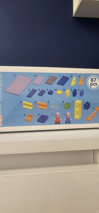 Klocki Peppa Szkoła Play Big Bloxx jak Duplo  87el. Kompletne