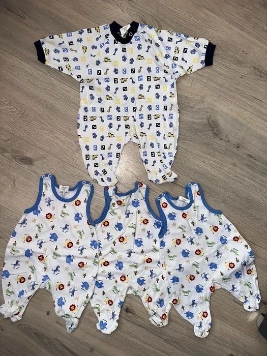 Śpiochy 3 sztuki + pajacyk