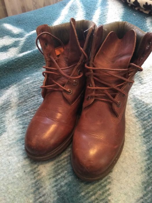 Ботинки демисезонные кожаные женские 38 размер Timberland