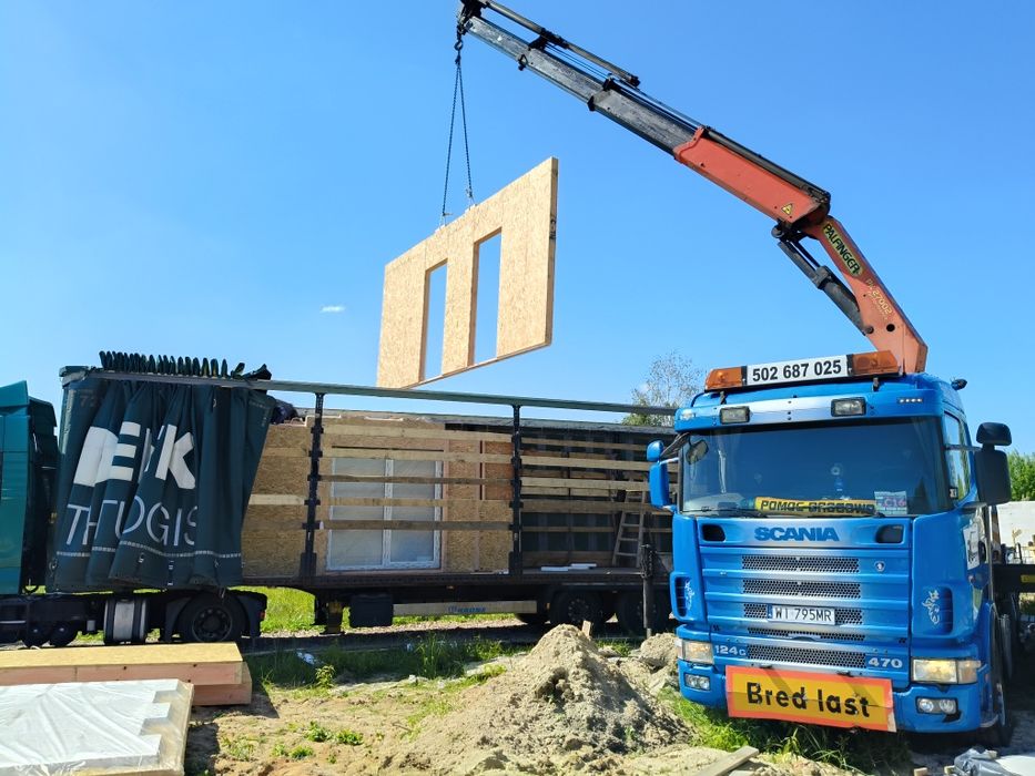 Transport HDS ,Kontenery,Morskie,Socjalne, Modułowe,Montaż domkó